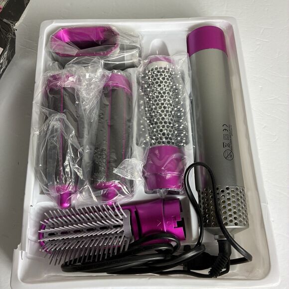 5-in-1 Premium Hair Protection w/Anti-static Effect Hot Air Styler -5+1 - Picture 2 of 5